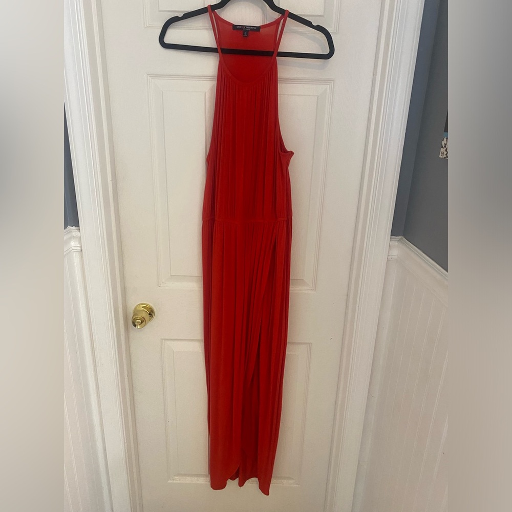 ♥️ Red Sleeveless Maxi Dress Size XL ♥️